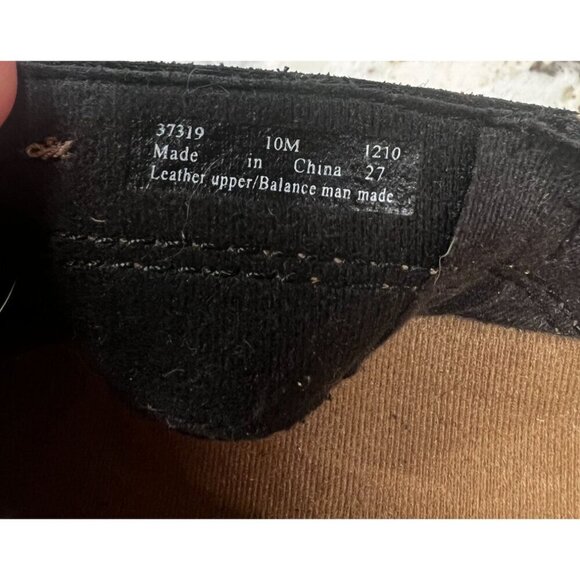 Clarks‎ Women's Criss Cross Vamp Leather Sandals 10M Black Slip-On - Picture 6 of 7